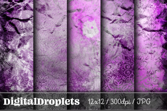 Antique Damask Prints Vol. 6.2: Vintage Textures for Modern Design