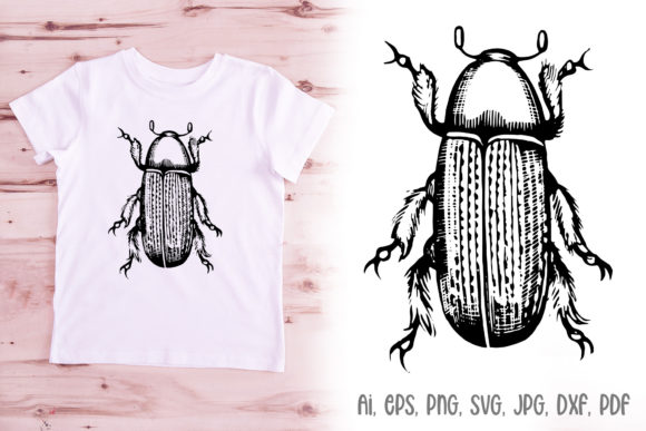 Big Beetle Bug Logo Illustration SVG: A Versatile Design Asset