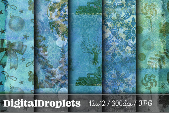 Christmas Shine Vol. 5 | Collection: Vintage Texture Paper Set