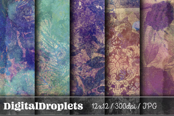 Gilded Flowers Vol. 4 | Collection: A Designer's Textured Toolkit
