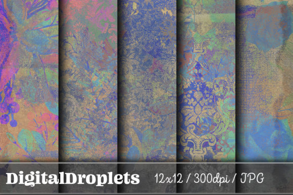 Gilded Flowers Vol. 7: Gothic & Vintage Paper Collection