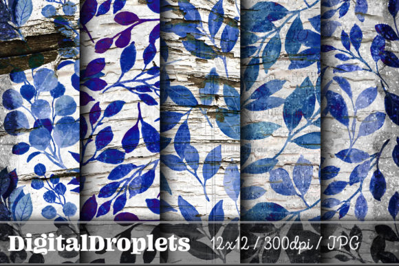 Leaves in the Wind Vol. 16: Vintage Texture for Modern Design