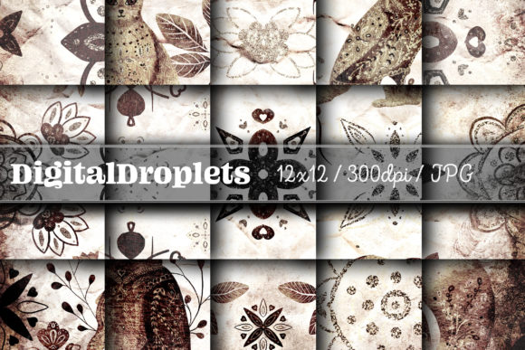 Northern Christmas Vol. 1.2: Vintage Nordic Paper Textures